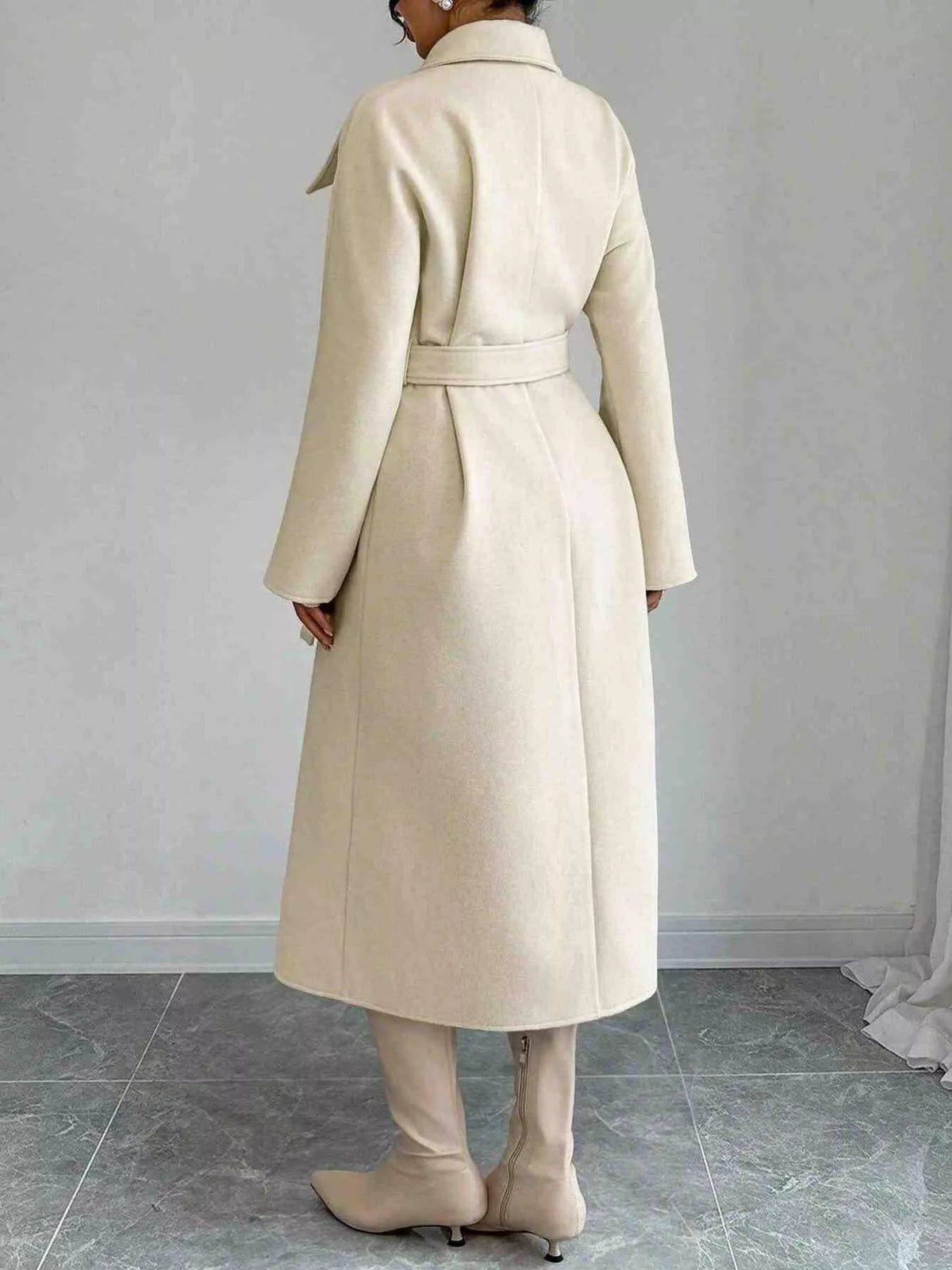 Double-Breasted Longline Coat