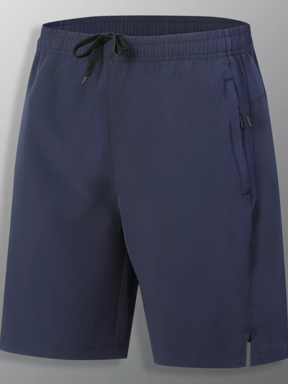 Men's Full Size Quick-Dry Athletic Shorts Plus Size in Dark Blue
