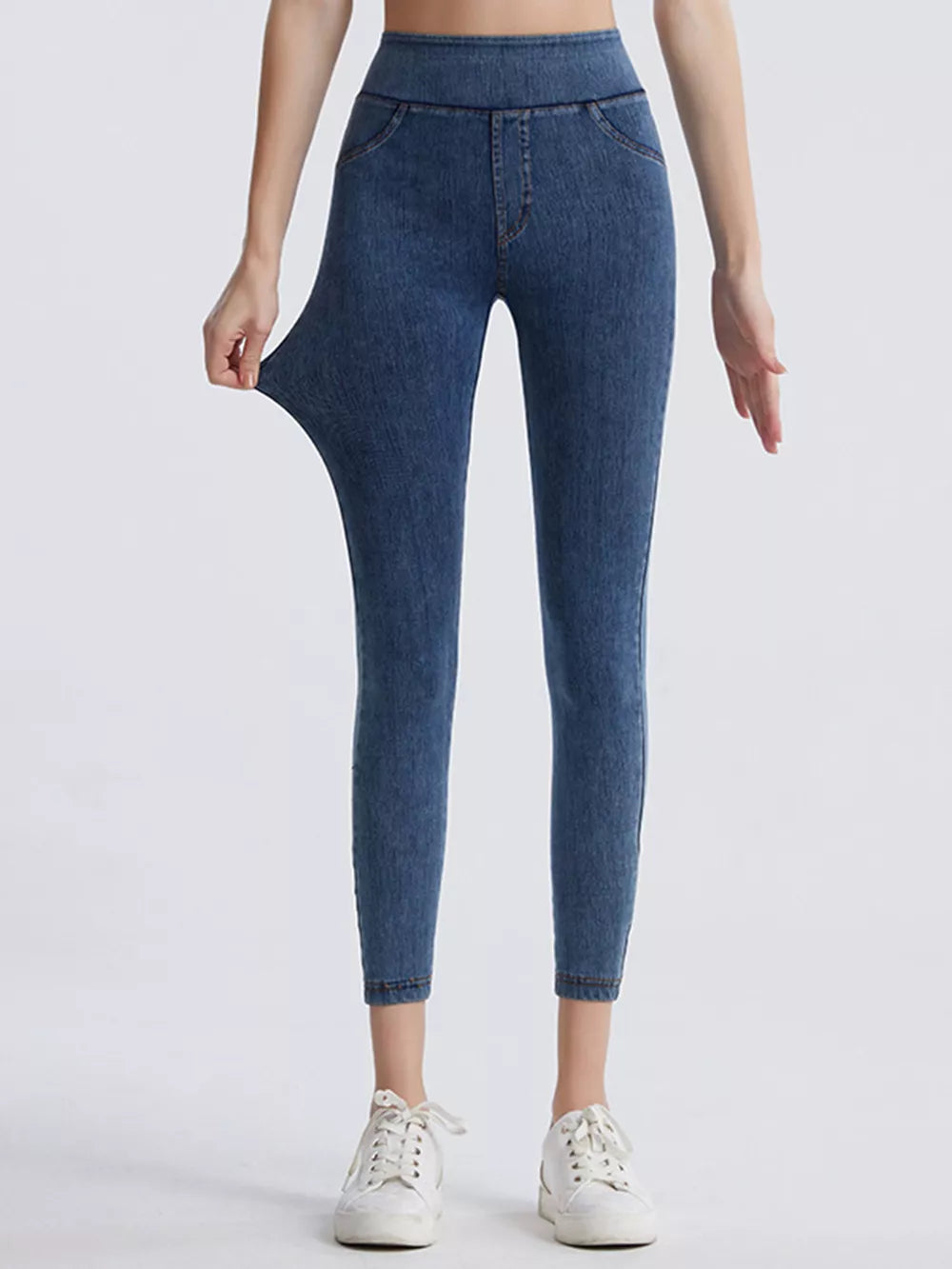 Wide Waistband Sports Leggings - Lilixa.store