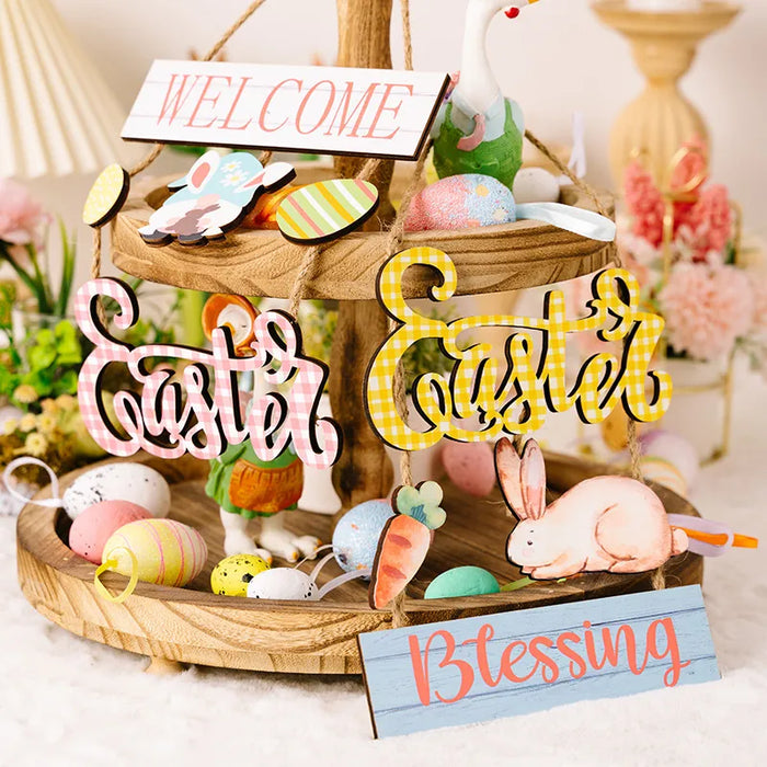 Easter Wooden Hanging Widget - Lilixa.store