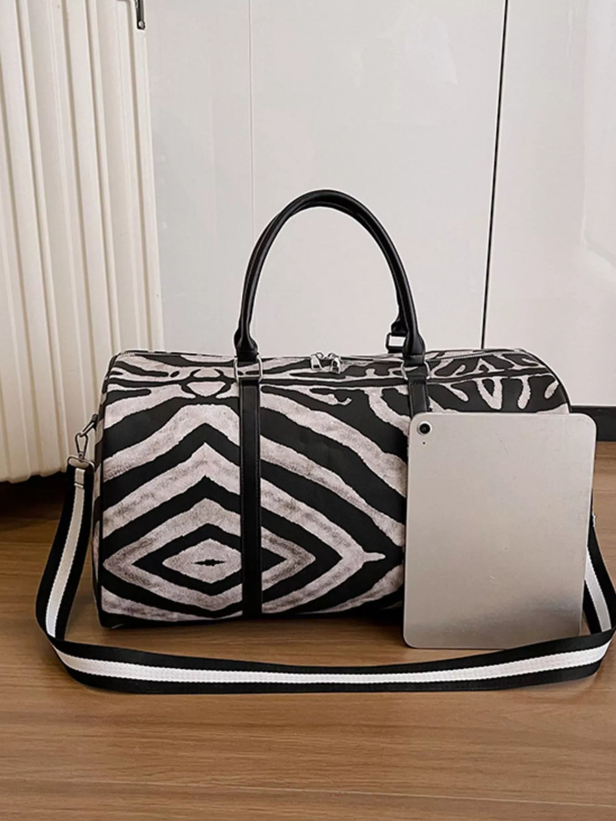 Zebra Print Duffle Bag - Lilixa.store