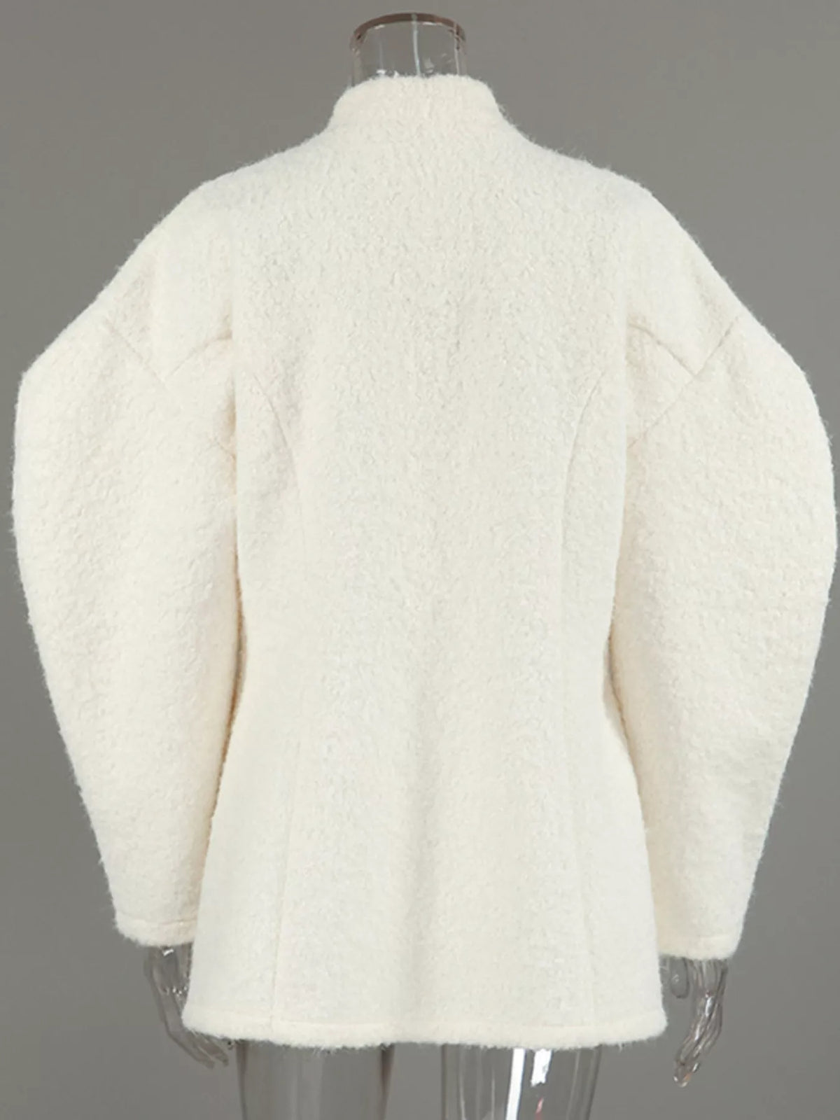 Wool-Blend Leg-of-Mutton Sleeves Outerwear, view 10