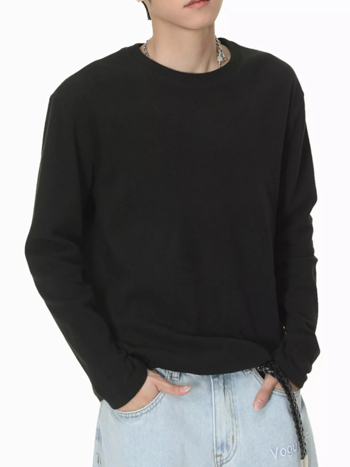 Men's Long-Sleeve Crew Neck T-Shirt - Lilixa.store