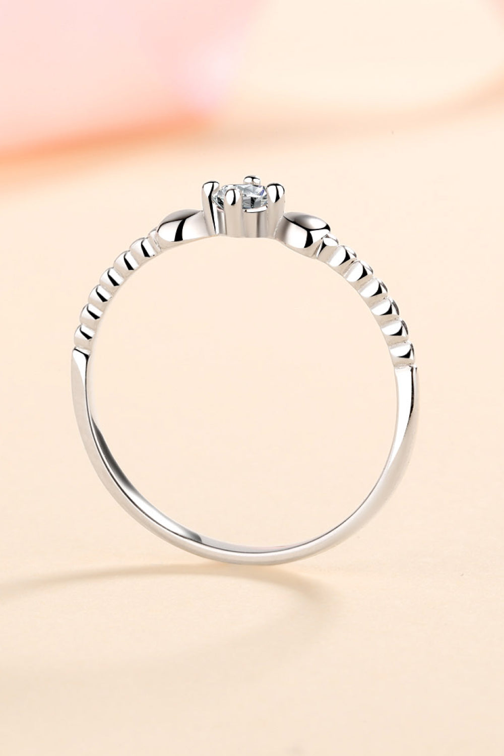 Adored Moissanite Heart 925 Sterling Silver Ring - Lilixa.store