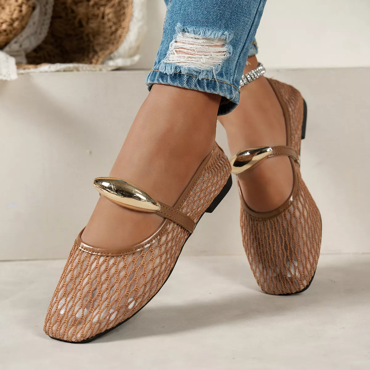 Square Toe Slip-Ons - Lilixa.store
