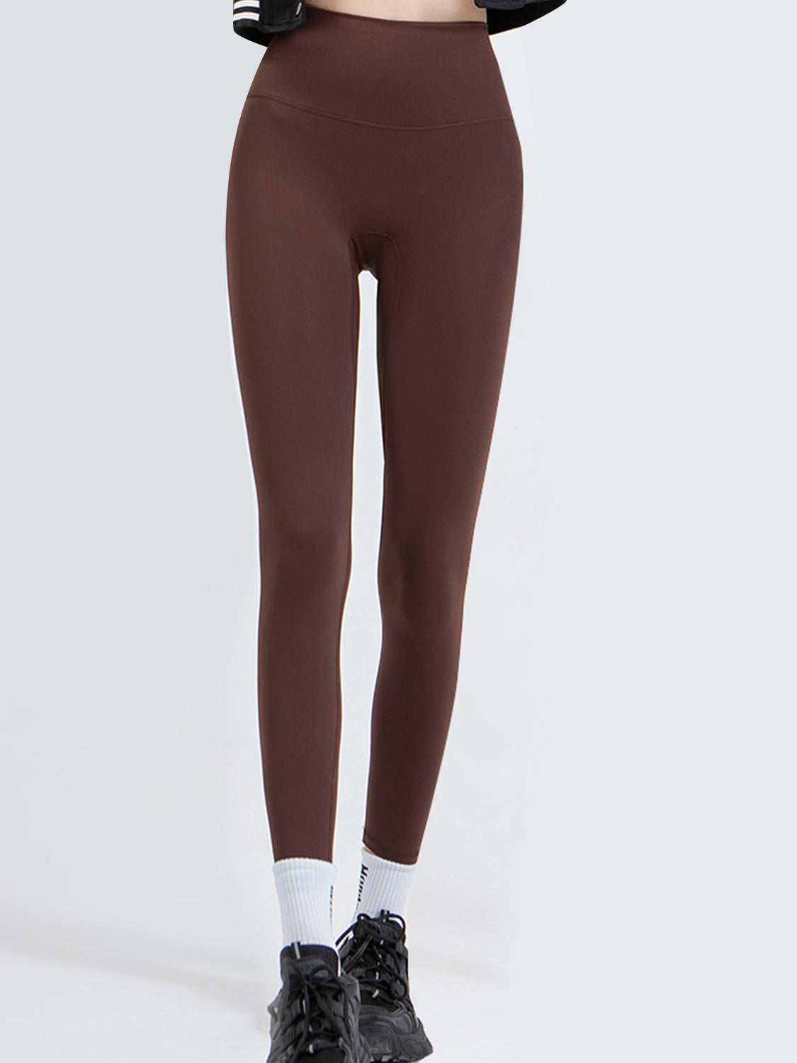 Wide Waistband Sports Leggings - Lilixa.store