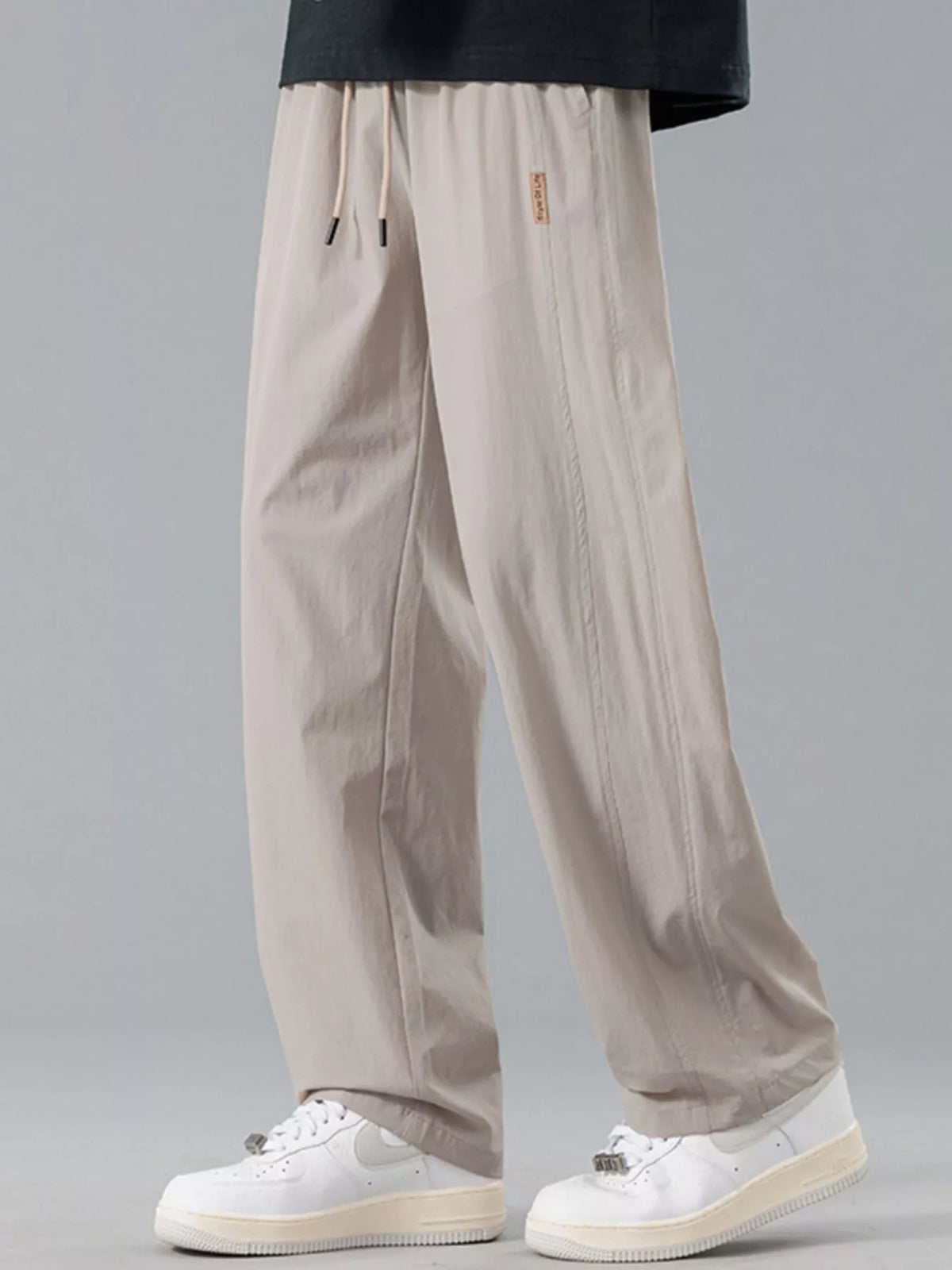 Men's Plus Size Loose Fit Drawstring Casual Pants - Lilixa.store