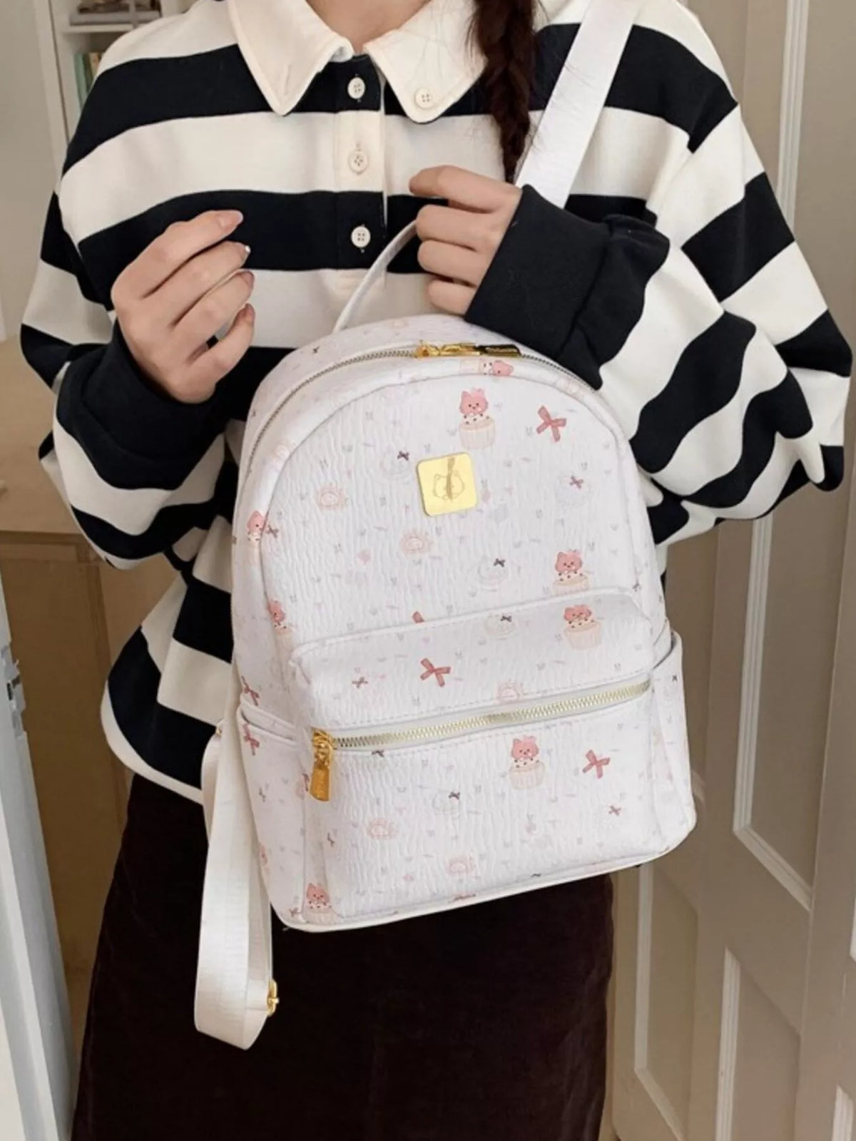 Patterned Lightweight Backpack Bag - Lilixa.store