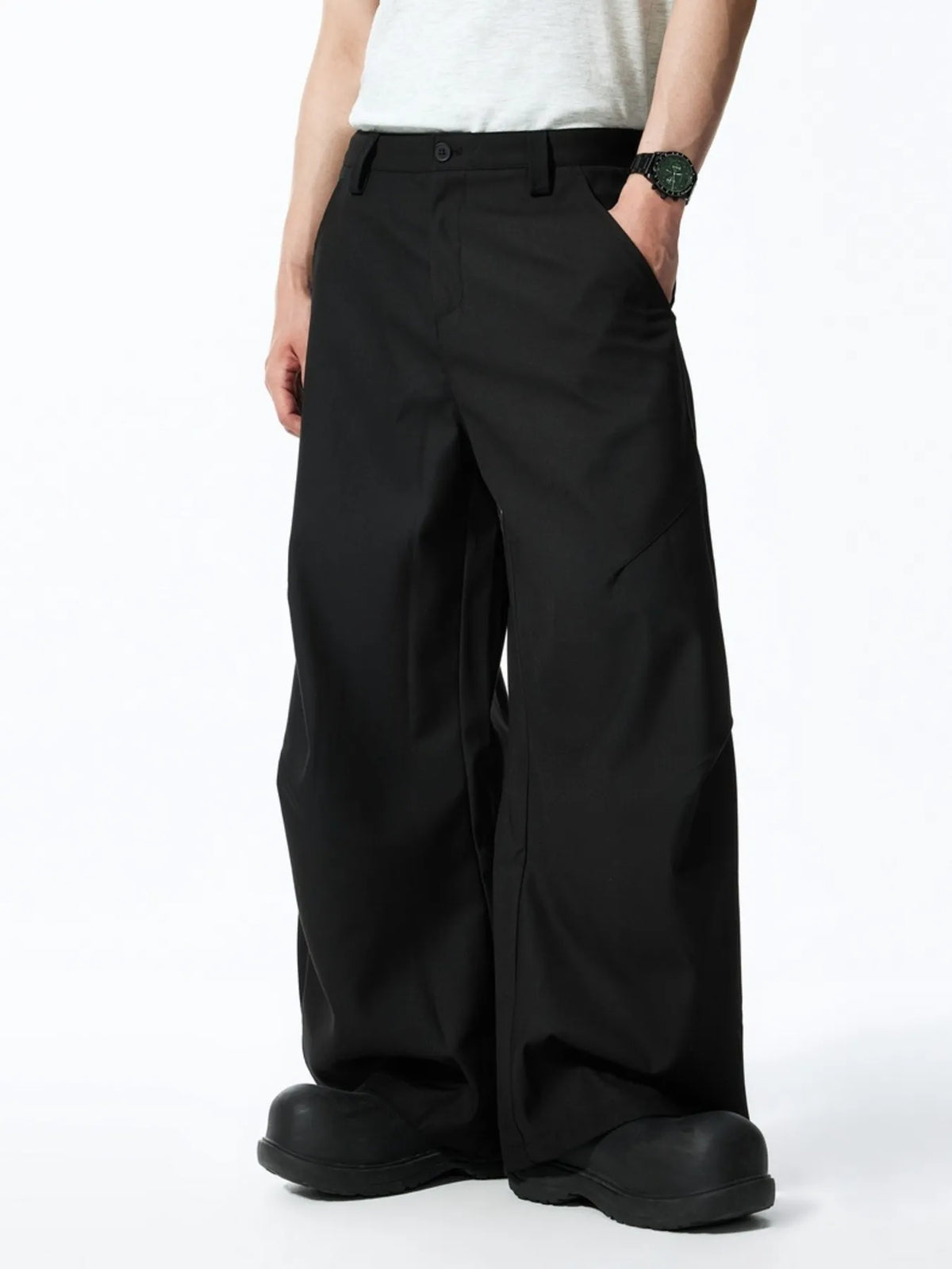 Men's Wide Leg Casual Pants, view 5