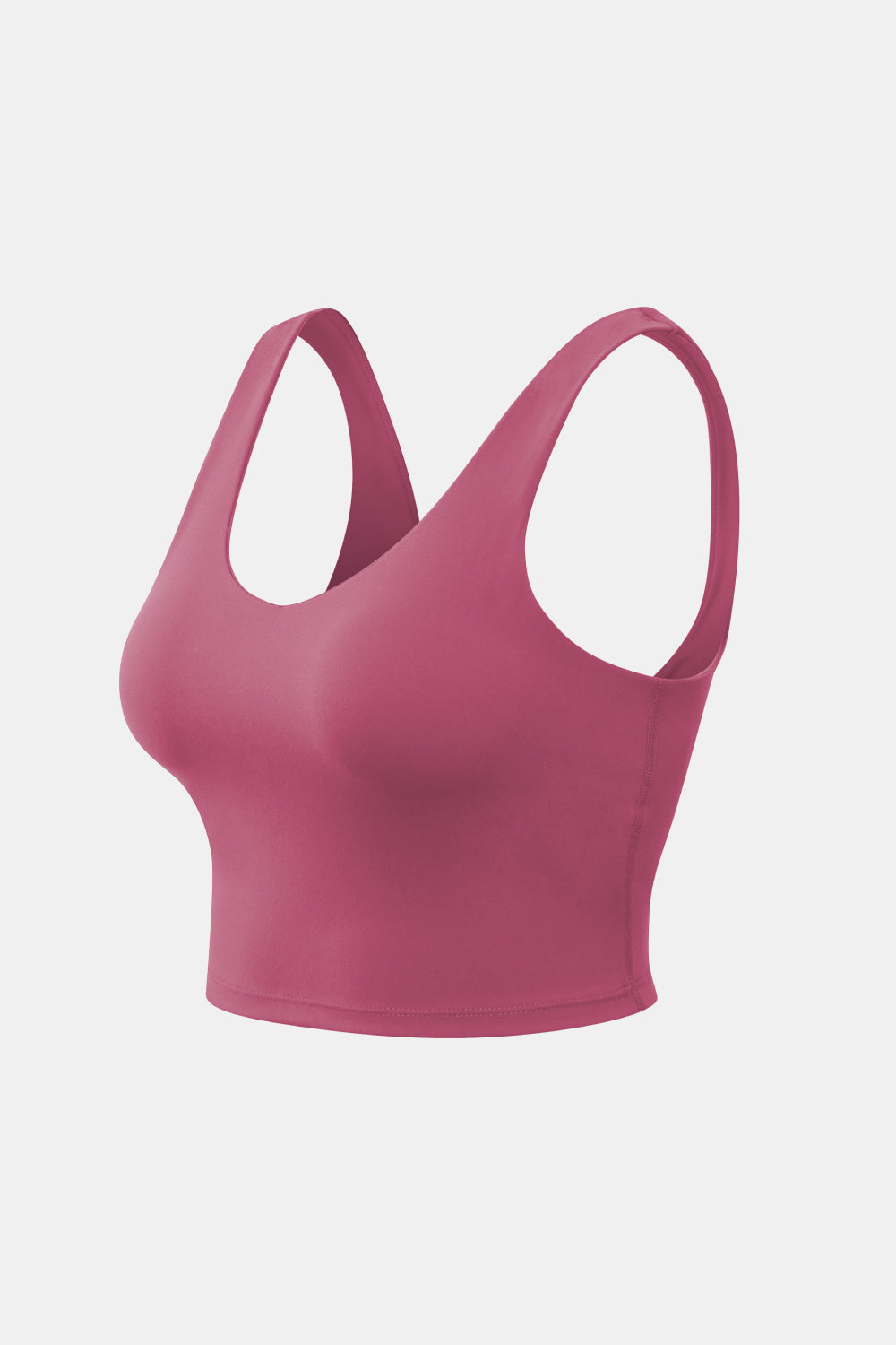 Cropped Scoop Neck Active Tank Top - Lilixa.store