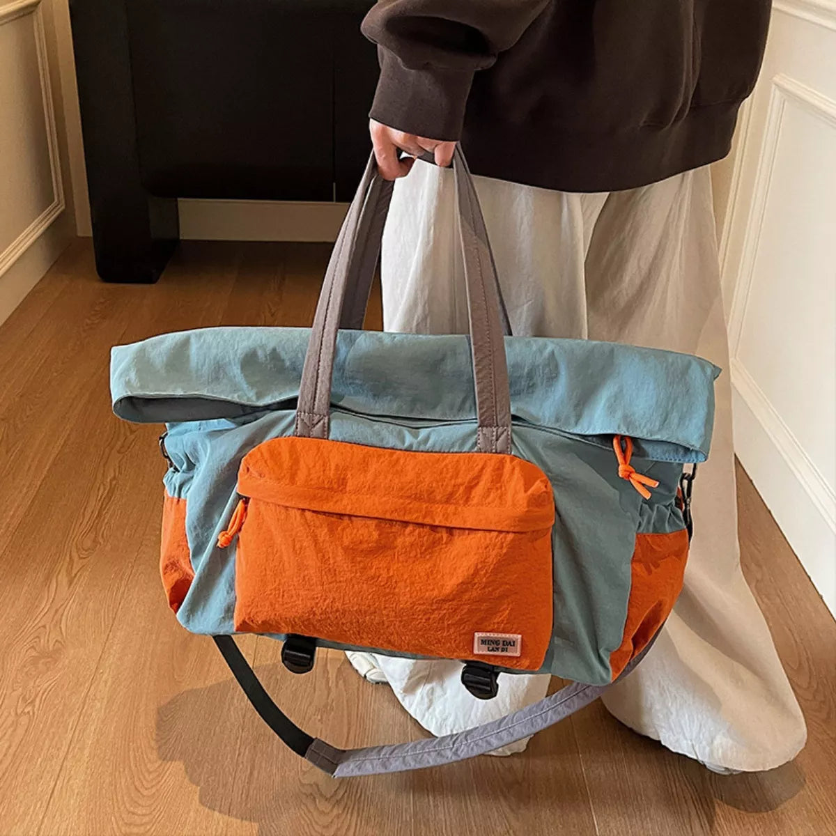 Color Block Travel Bga - Lilixa.store
