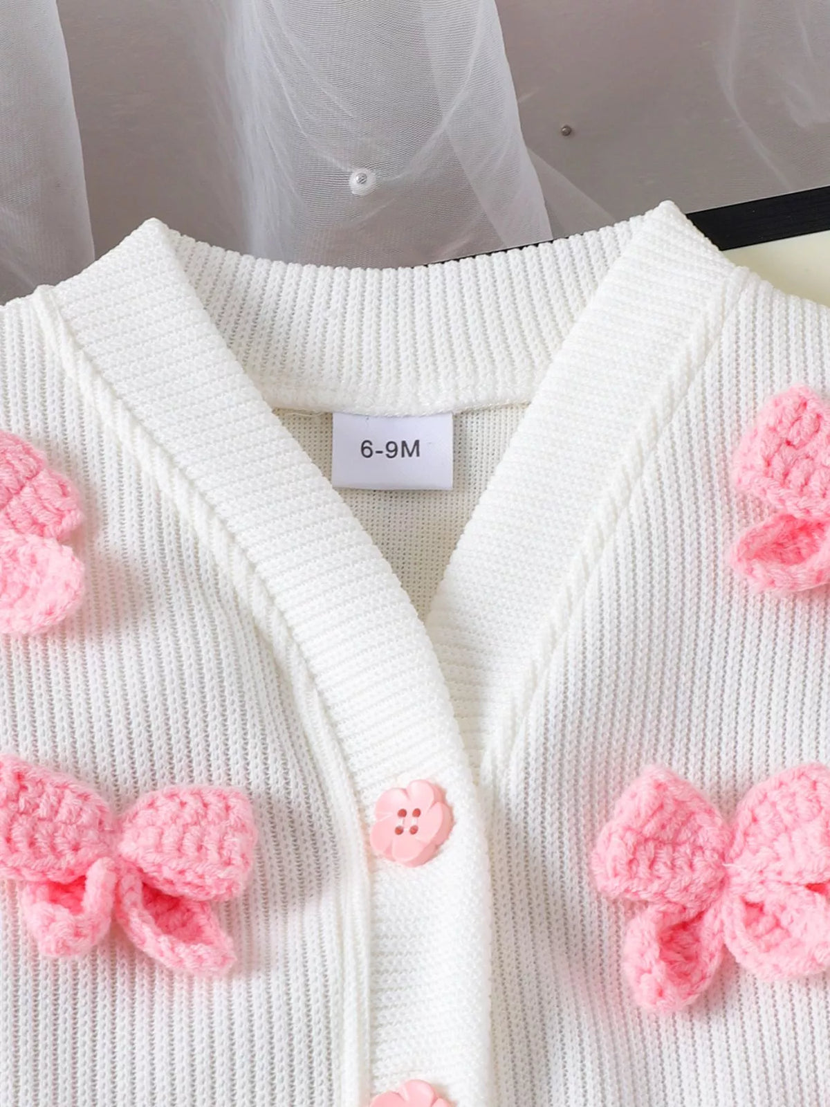 Children's Bow Button Up Cardigan and Pleated Skirt Set - Lilixa.store