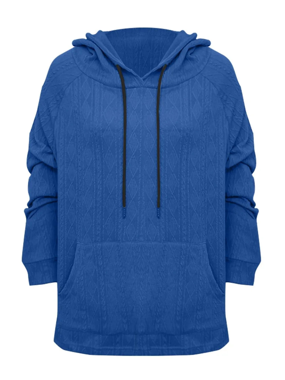 Full Size Drawstring Long Sleeve Hoodie - Lilixa.store