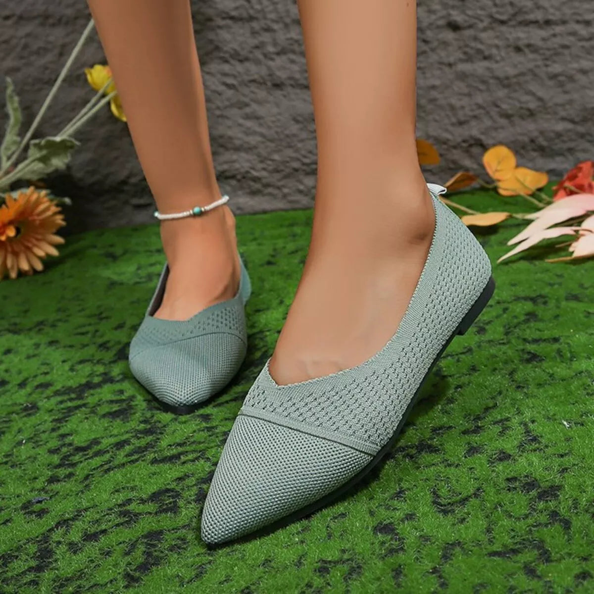 Point Toe Flats Slip-Ons - Lilixa.store