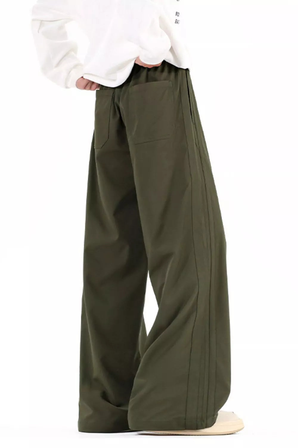 Men's Wide Leg Casual Pants, view 2