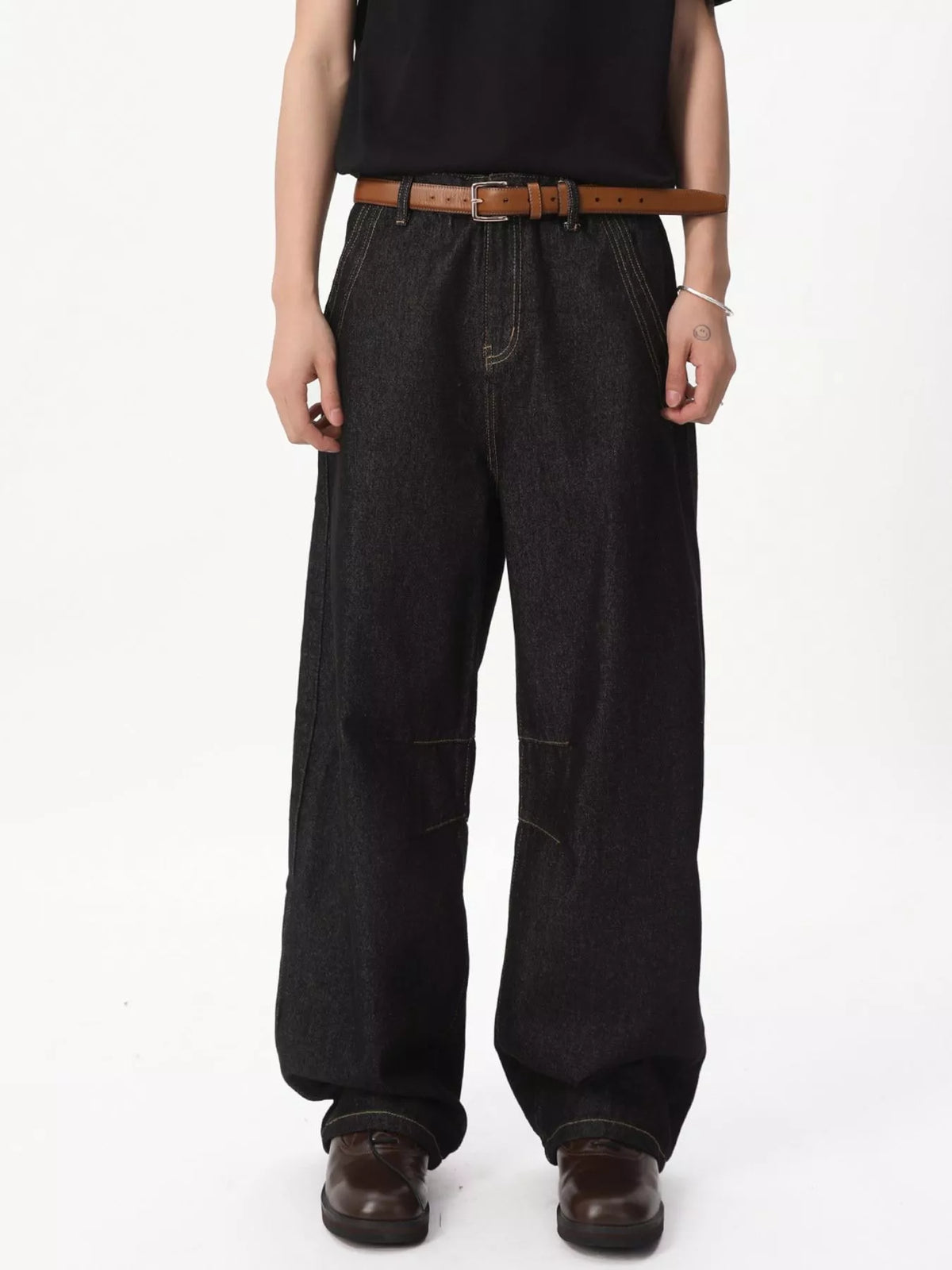 Men's Wide-Leg Jeans - Lilixa.store
