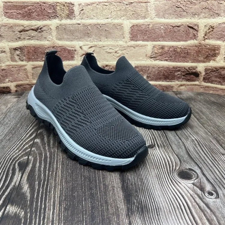 Breathable Mesh Round Toe Platform Athletic - Lilixa.store