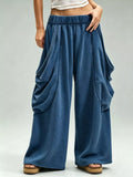 Oversized Wide-Leg Cargo Pants - Lilixa.store