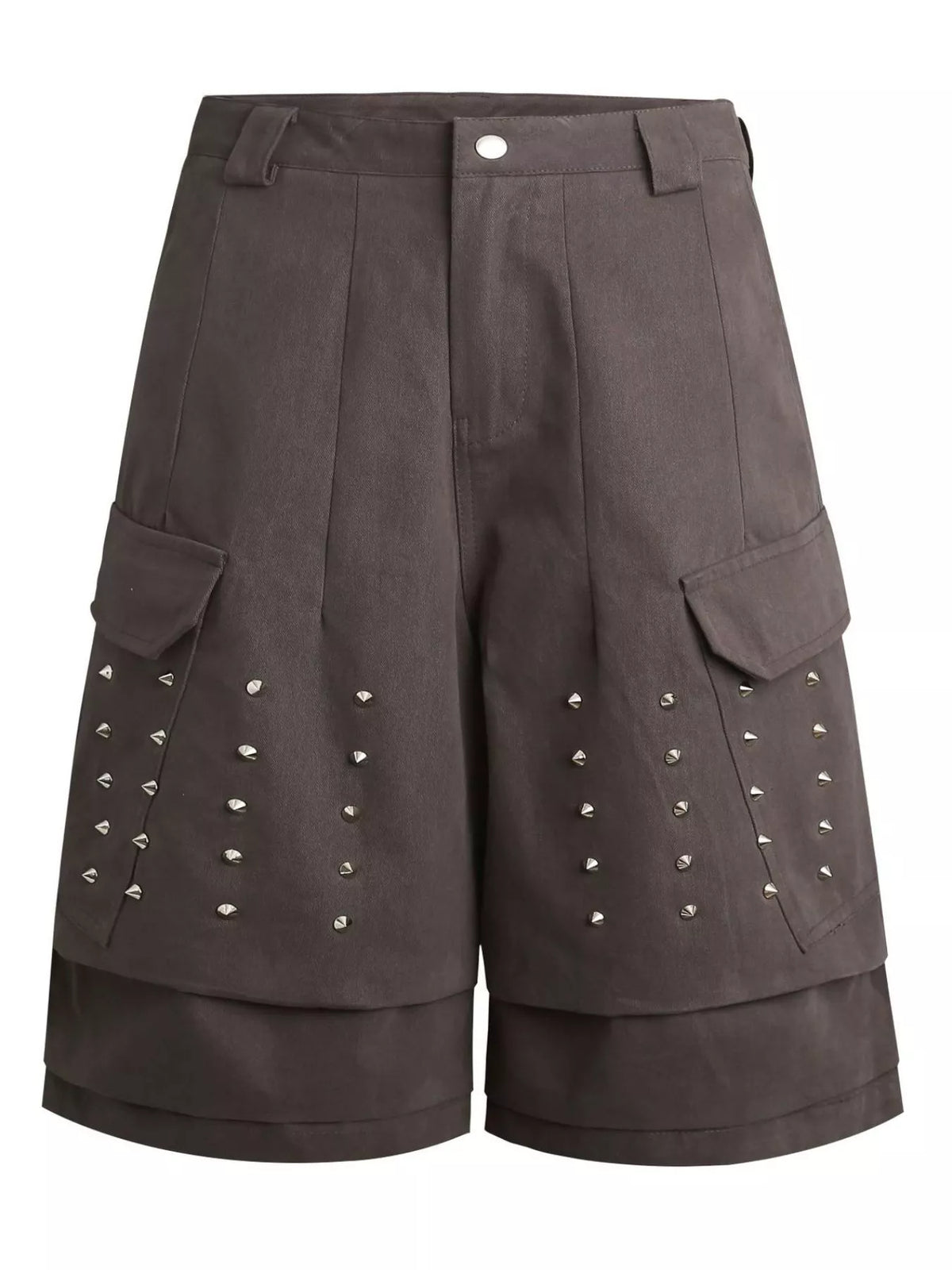 Men's Studded Cargo Capris - Lilixa.store