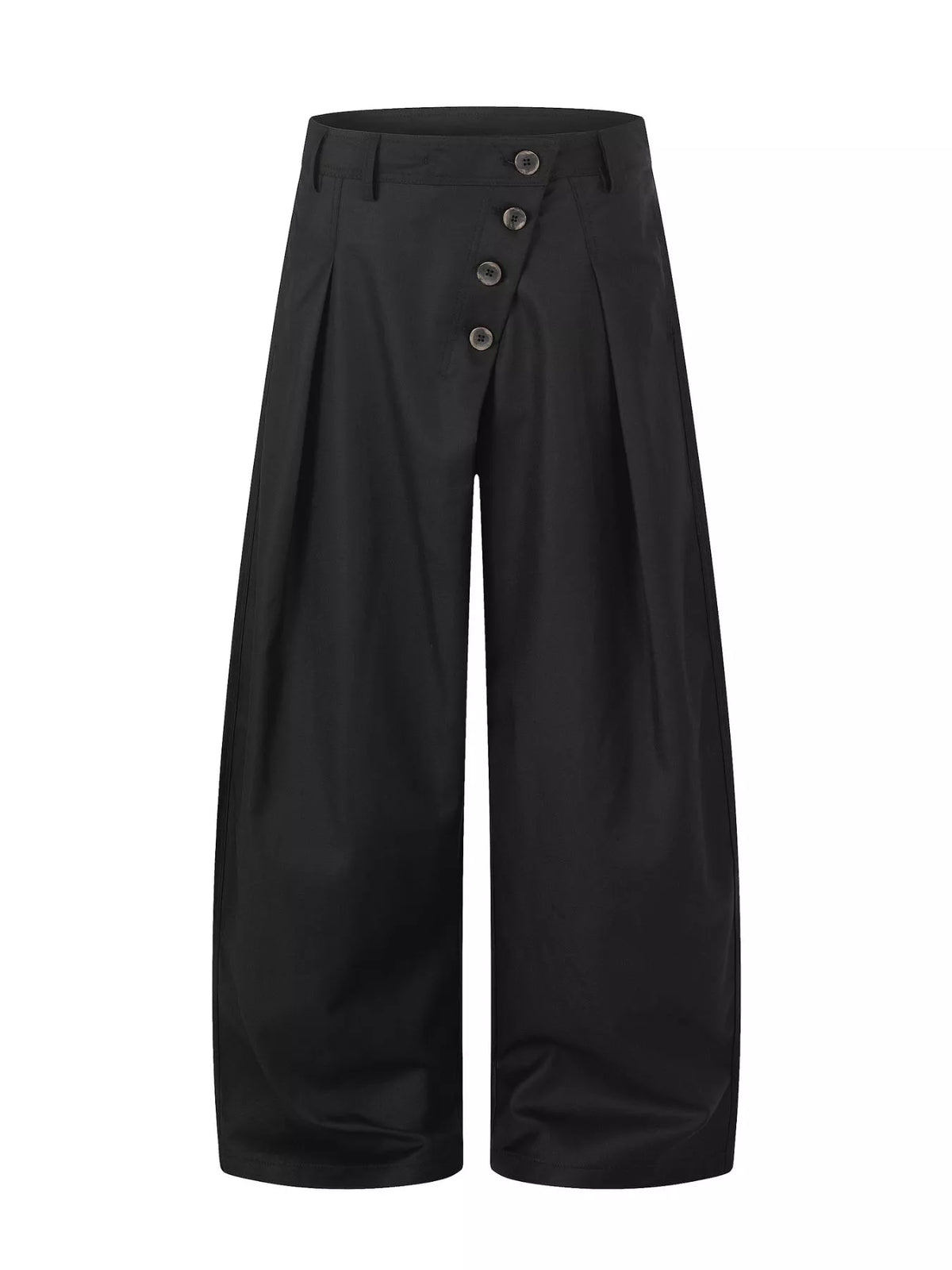 Men's Asymmetrical Button Wide-Leg Pants - Lilixa.store