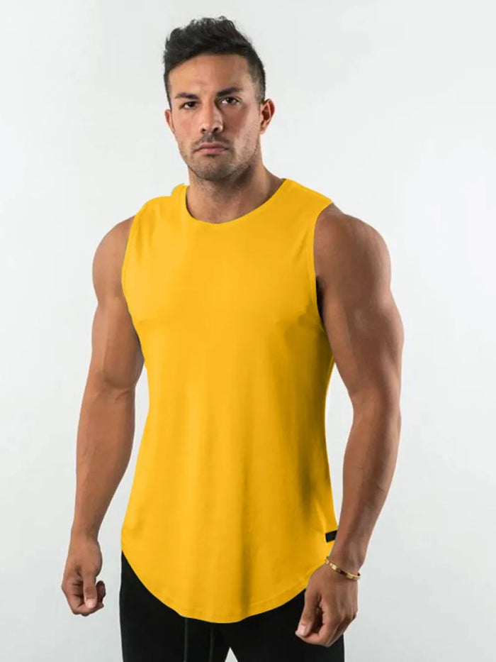 Men's Plus Size Round Neck Tank - Lilixa.store