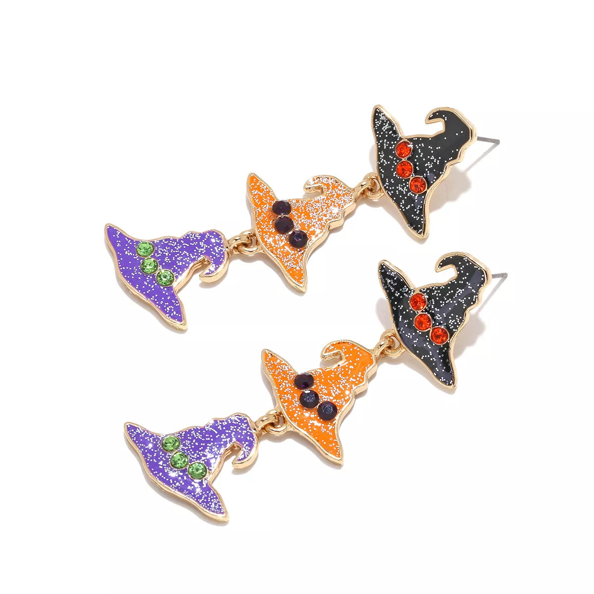 Halloween Witch Hat Drop Earrings - Lilixa.store