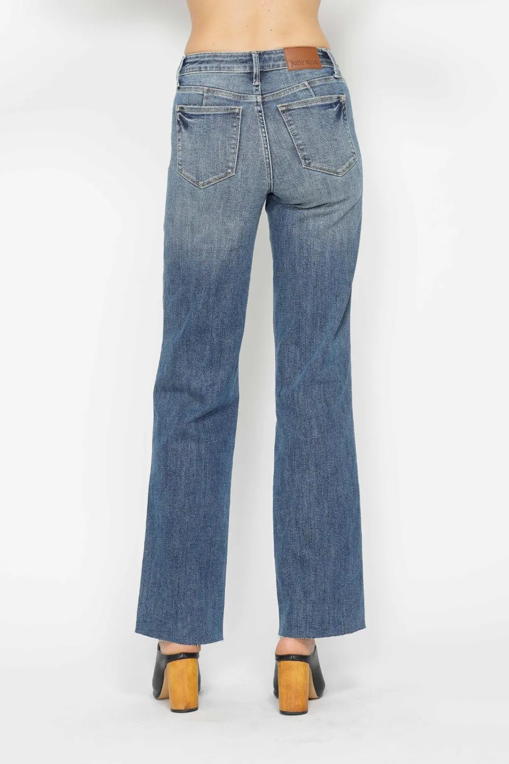 Judy Blue Full Size Tummy Control Straight Jeans - Lilixa.store