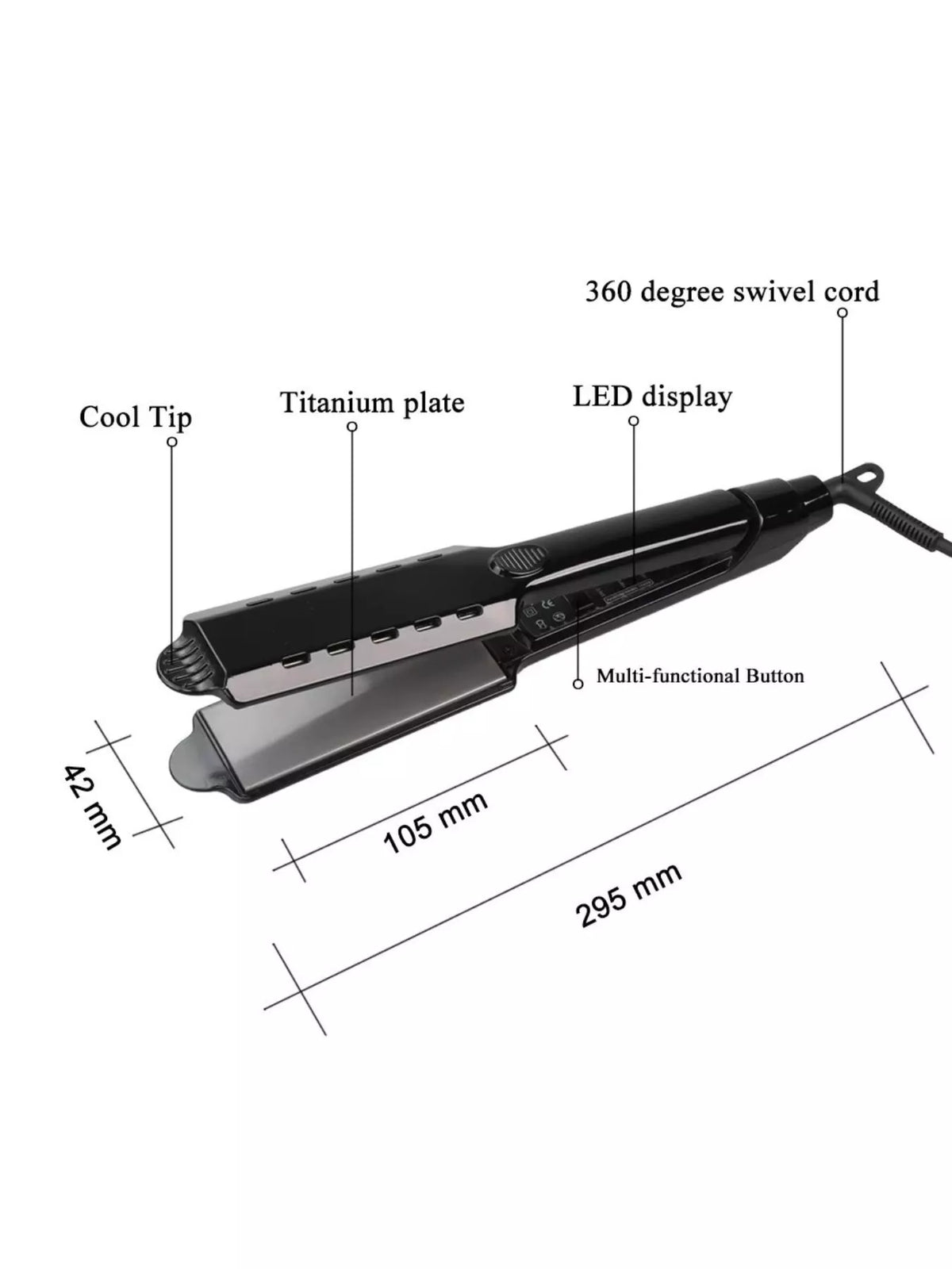 Fast Heating Hair Straightener - Lilixa.store