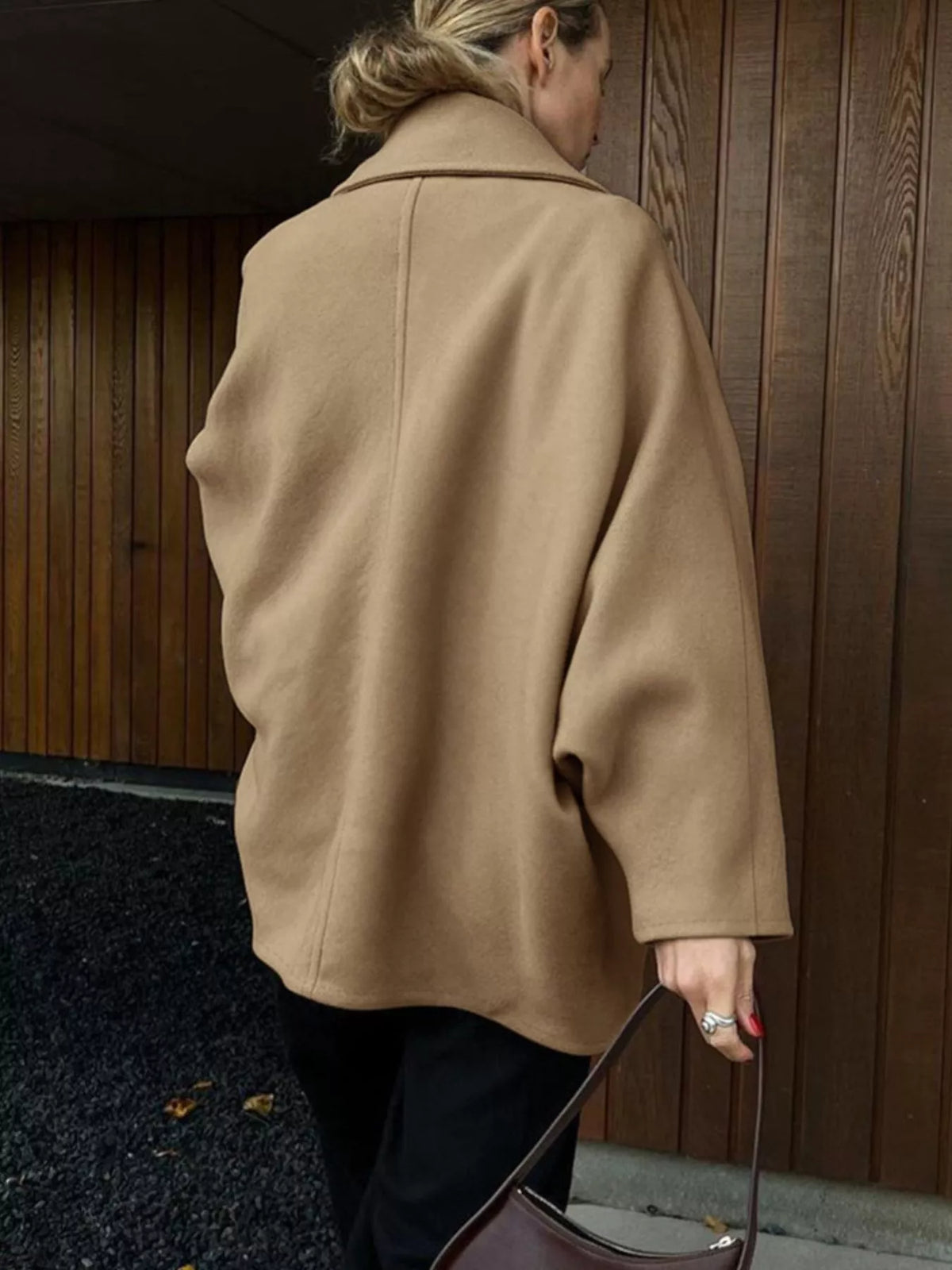 Button Up Long Sleeve Coat - Lilixa.store
