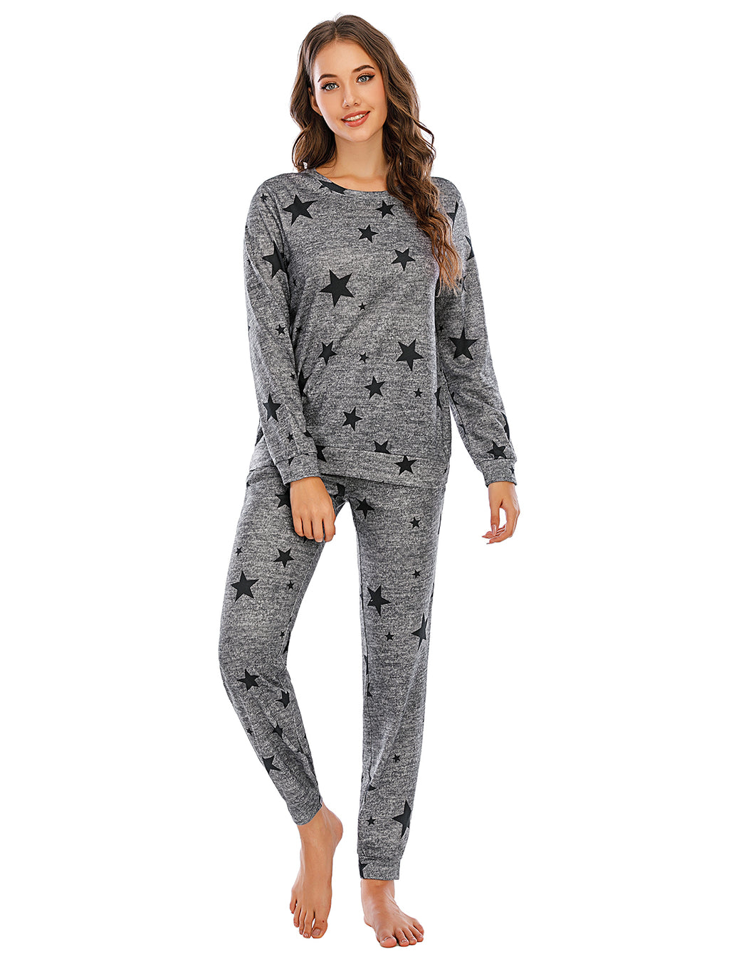 Star Top and Pants Lounge Set - Lilixa.store