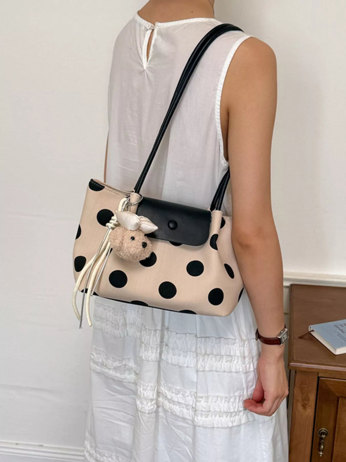 Polka Dot Shoulder Bag - Lilixa.store