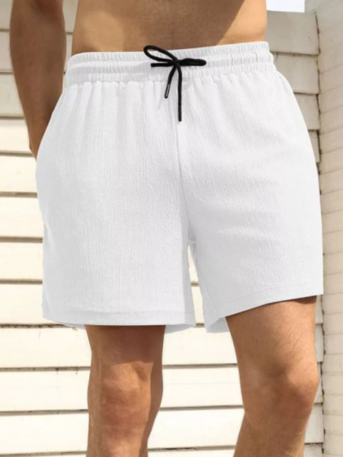 Men's Drawstring Shorts with Pockets, view 10