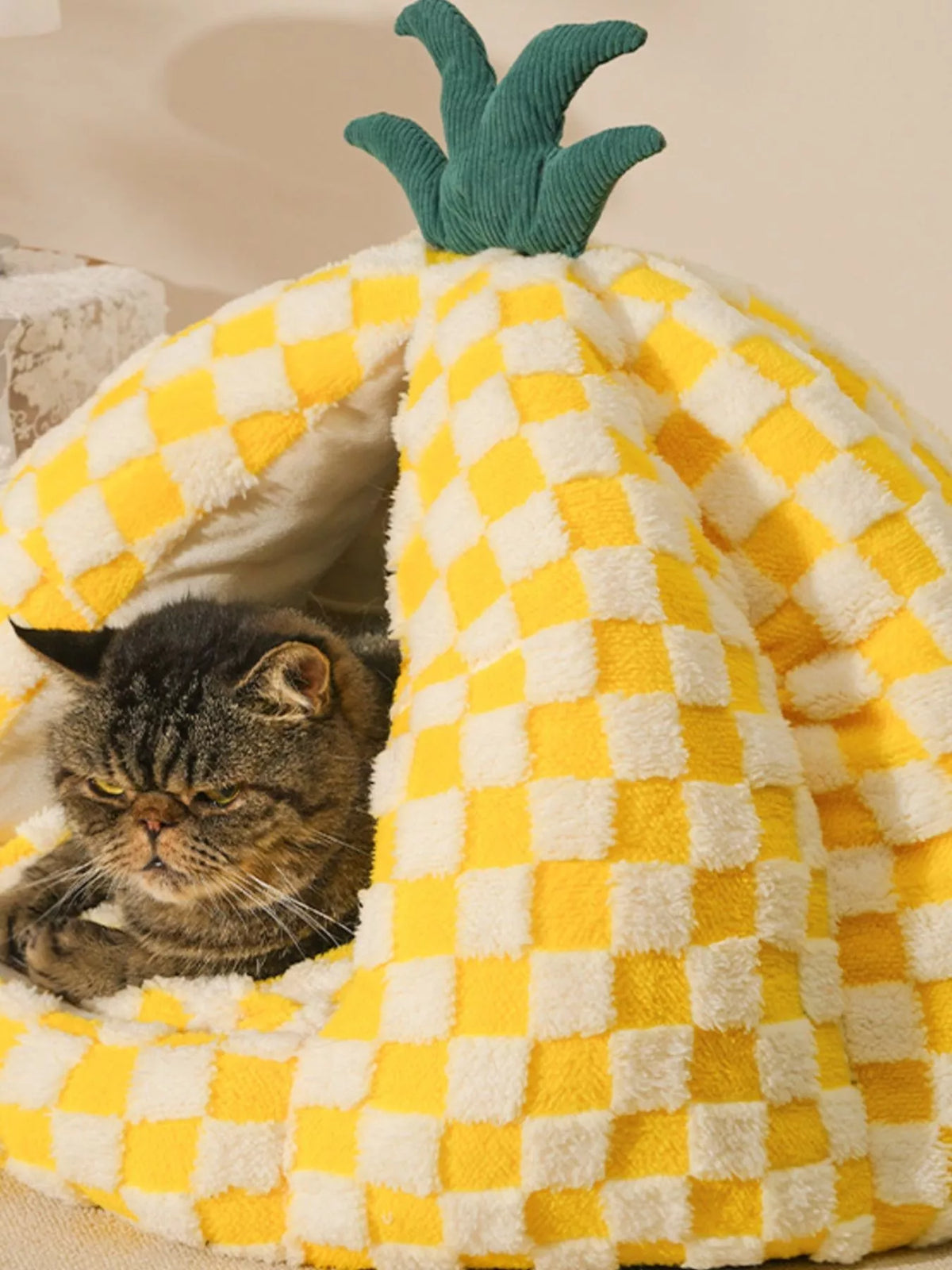 Pineapple Shaped Cozy Pet Nest - Lilixa.store