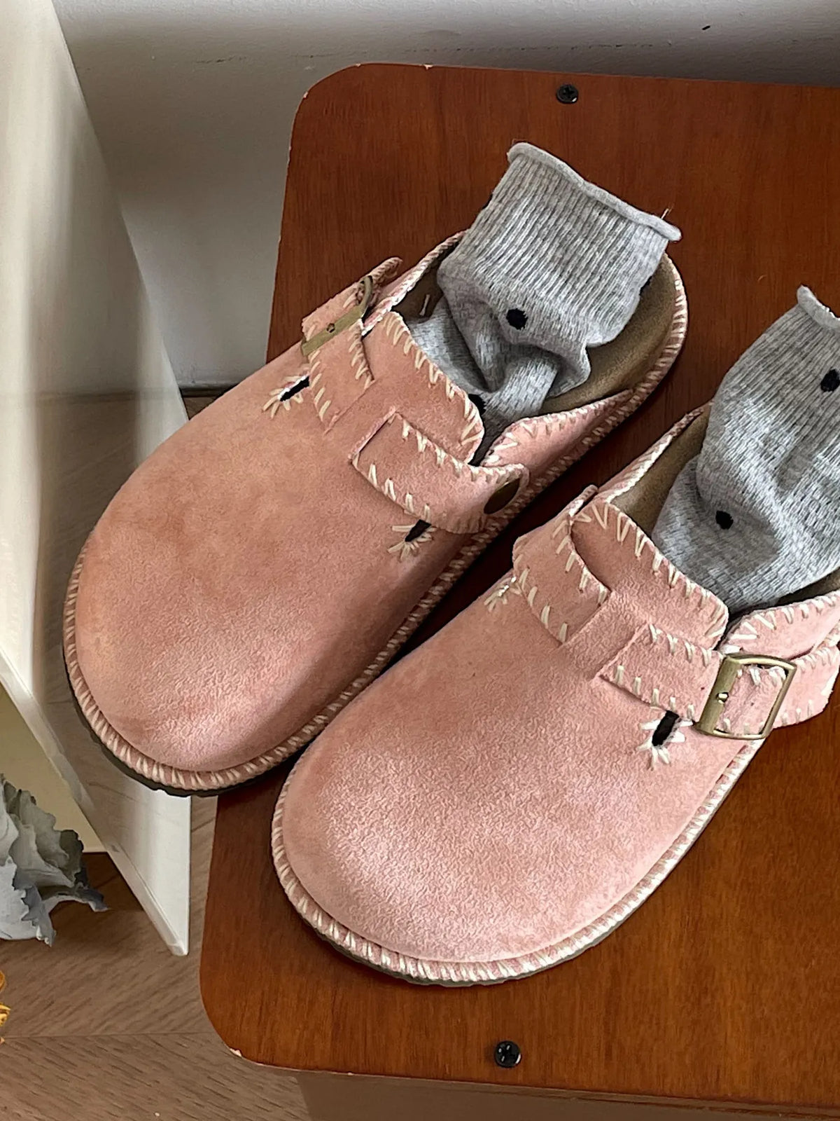 Round Toe Flats Slip-Ons, view 3