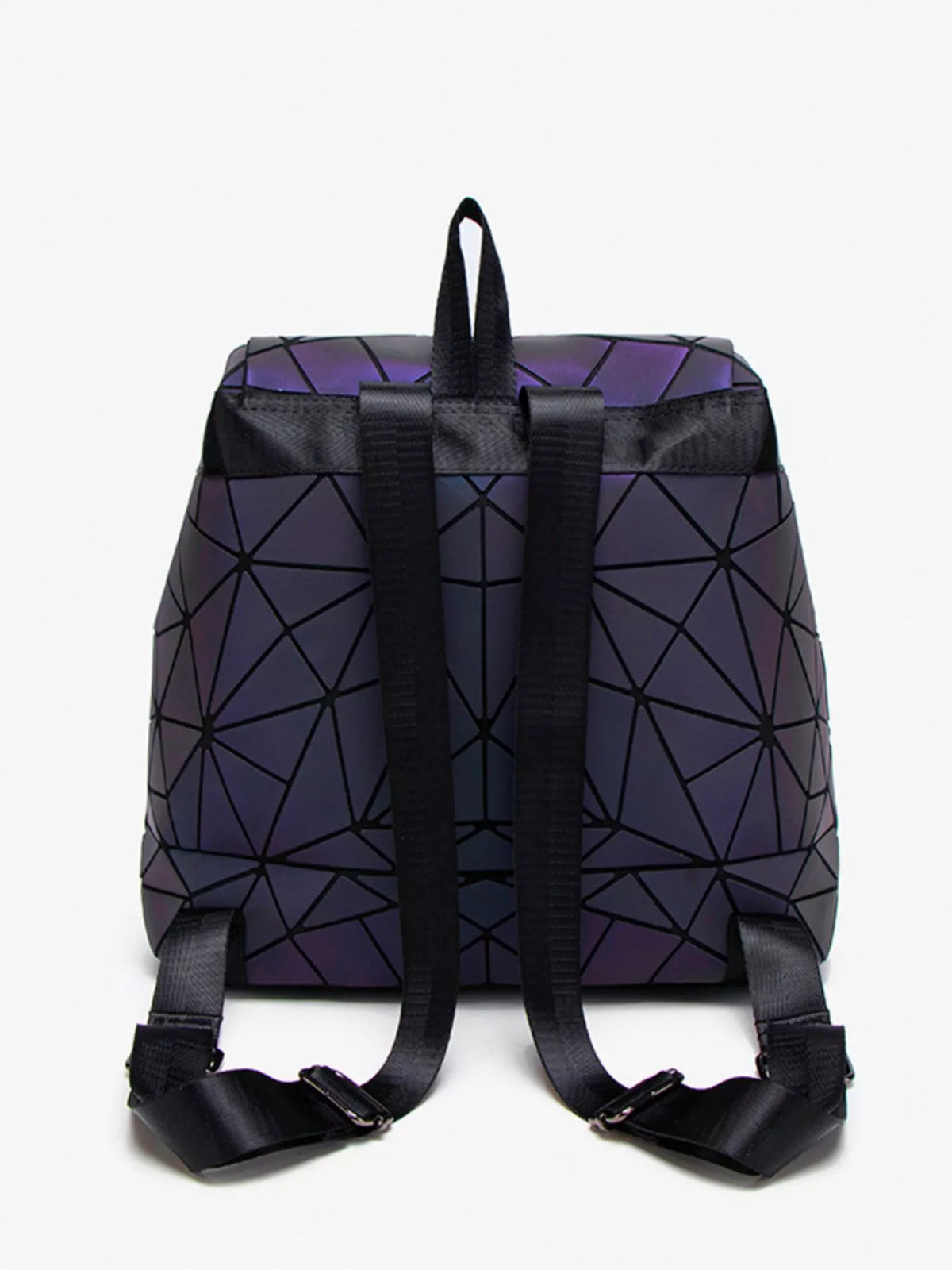 Geometric Buckle Backpack Bag - Lilixa.store