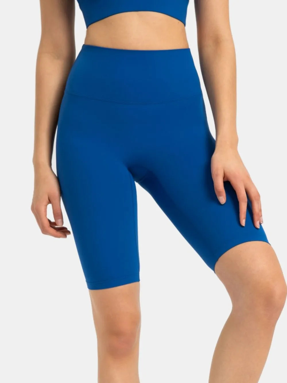 Millennia High Rise Wide Waistband Active Shorts - Lilixa.store