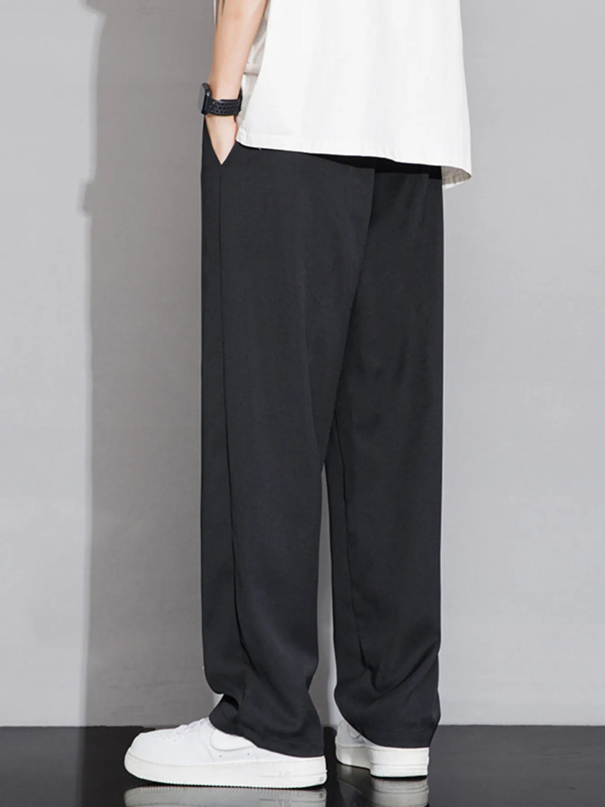 Men's Full Size Wide Leg Casual Pants Plus Size, view 6