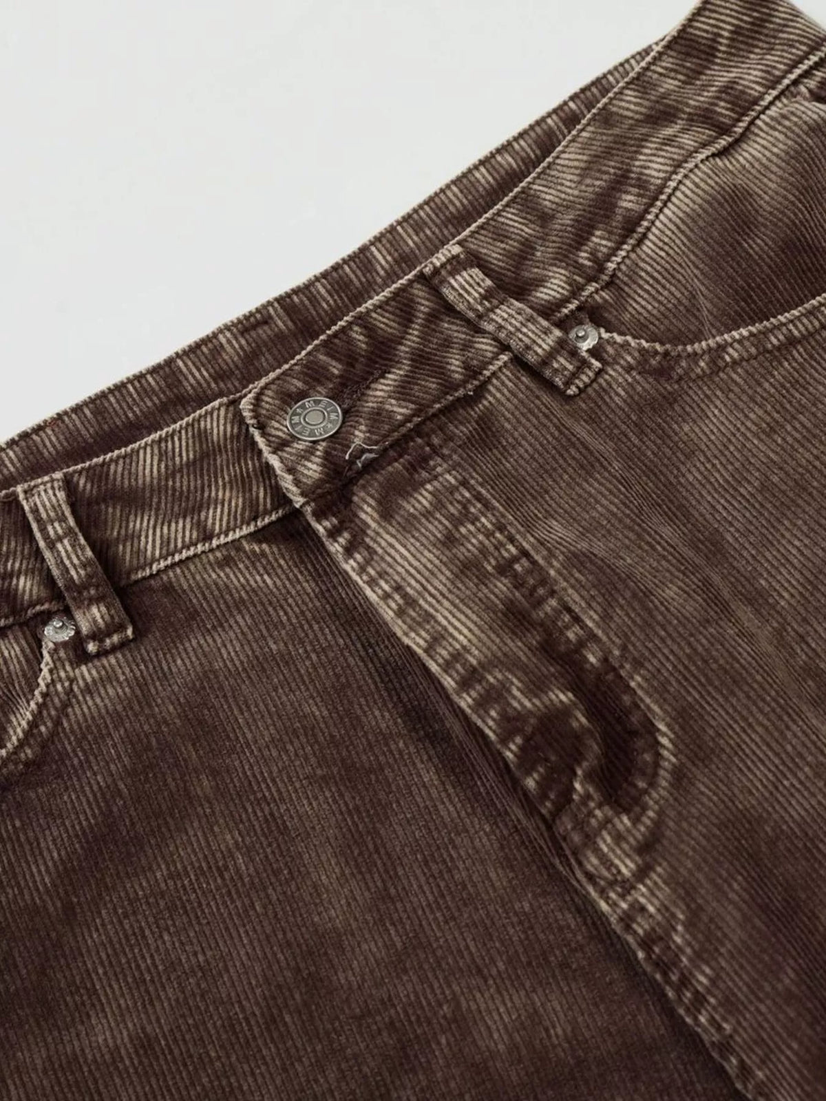Men's Wide Leg Corduroy Pants, view 6