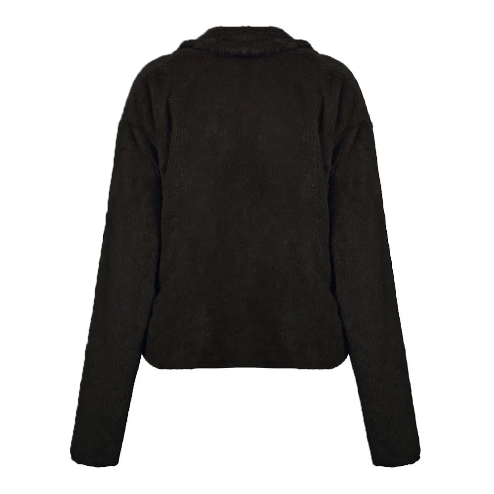 Ivy Lane Plush Open Front Dropped Shoulder Jacket, view 8
