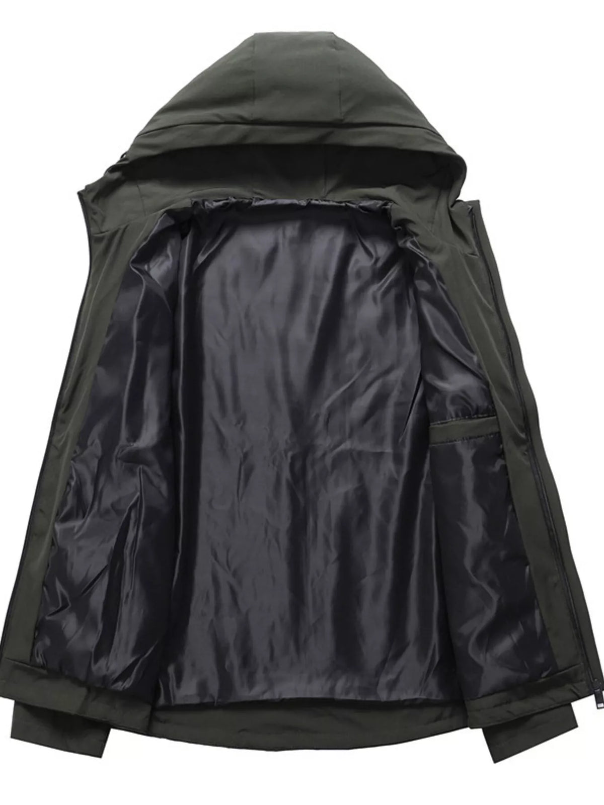 Men's Plus Size Hooded Windproof Casual Jacket - Lilixa.store