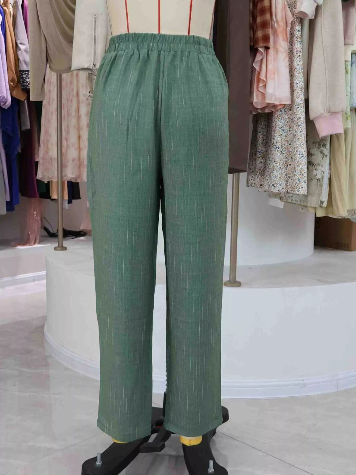 Loose Fit Cropped Pants, view 8
