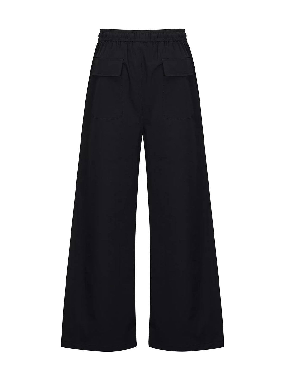 Men's High-Waisted Wide-Leg Pants with Side Stripe Detail