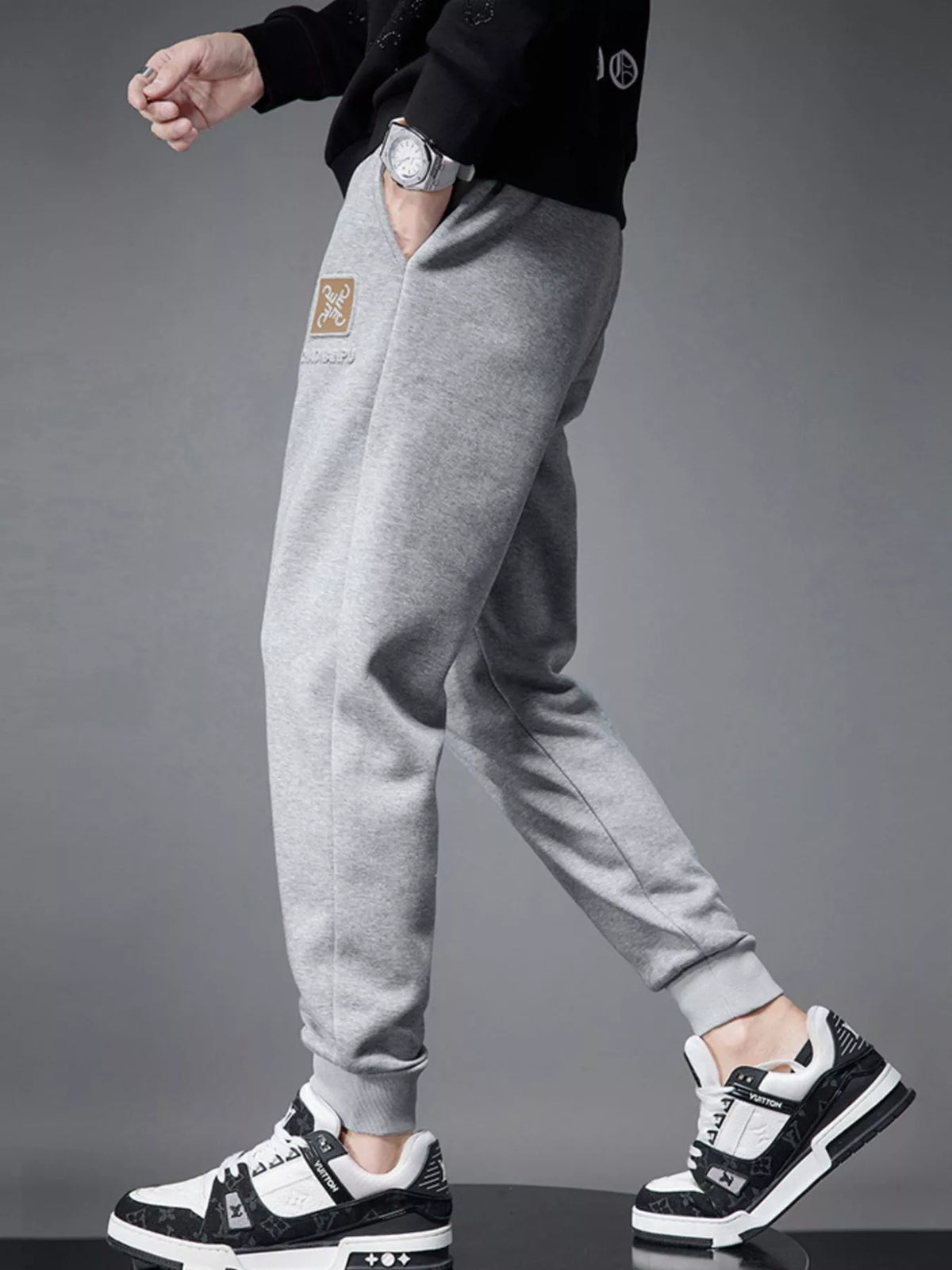 Men's Casual Loose Fit Joggers, view 3