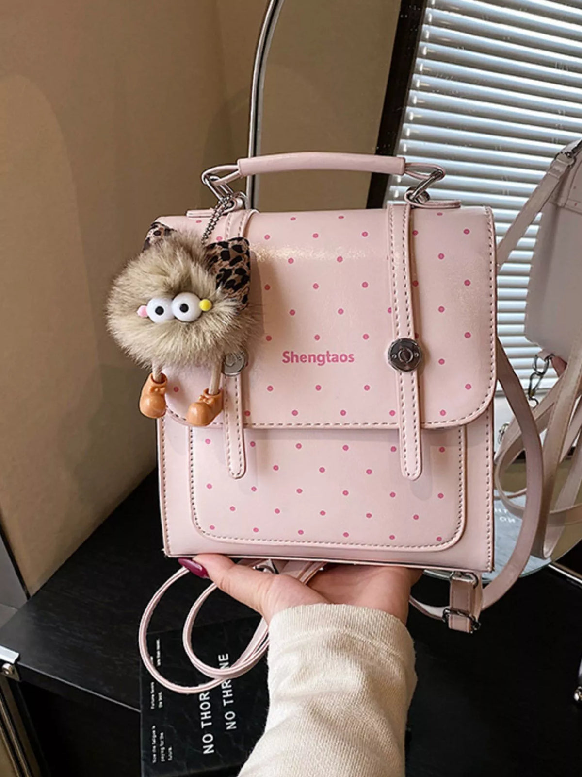 Polka Dot Backpack Bag - Lilixa.store