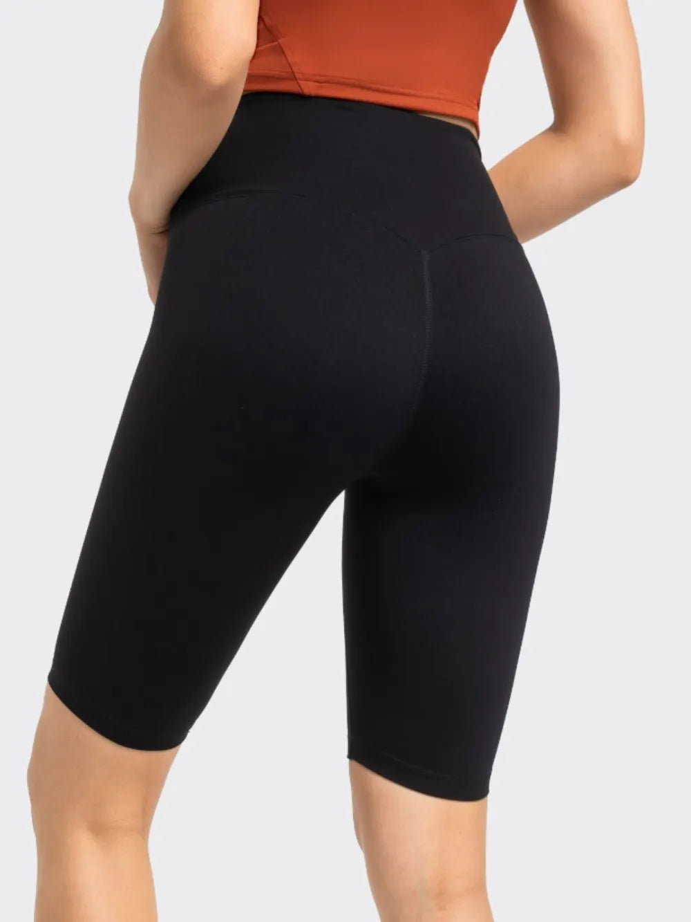 Millennia High Rise Wide Waistband Active Shorts - Lilixa.store