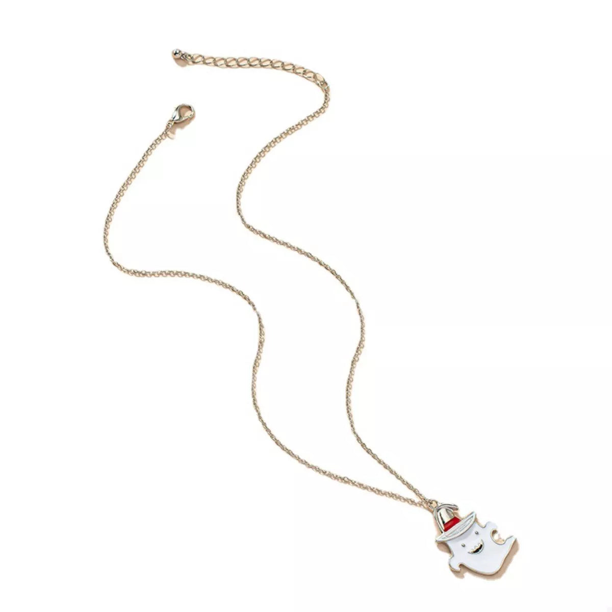 Halloween Cute Ghost Pendant Necklace - Lilixa.store