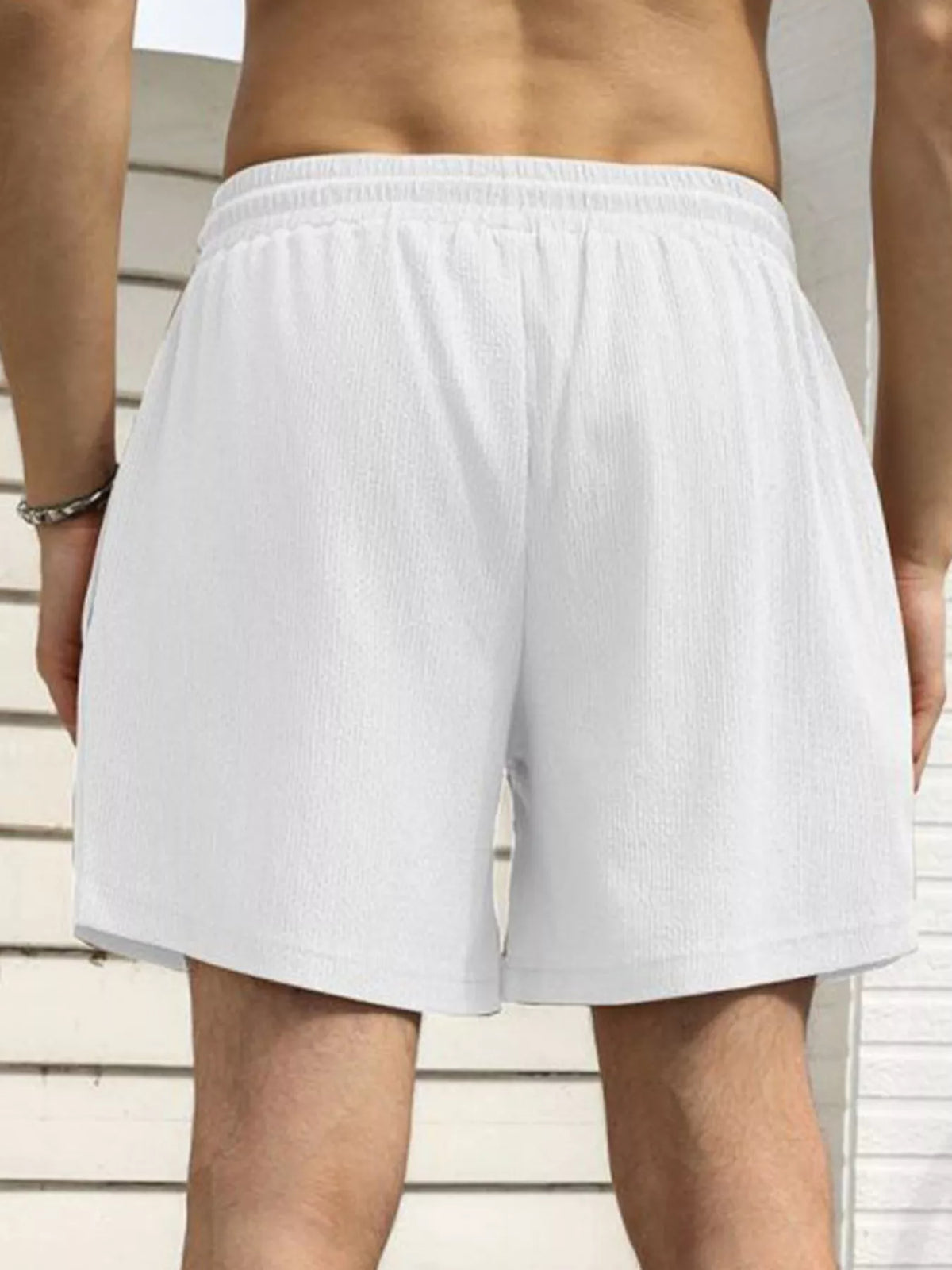 Men's Drawstring Shorts with Pockets, view 12