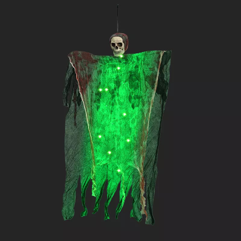 Halloween Lighted Hanging Skeleton Ghost 4 Piece Set - Lilixa.store