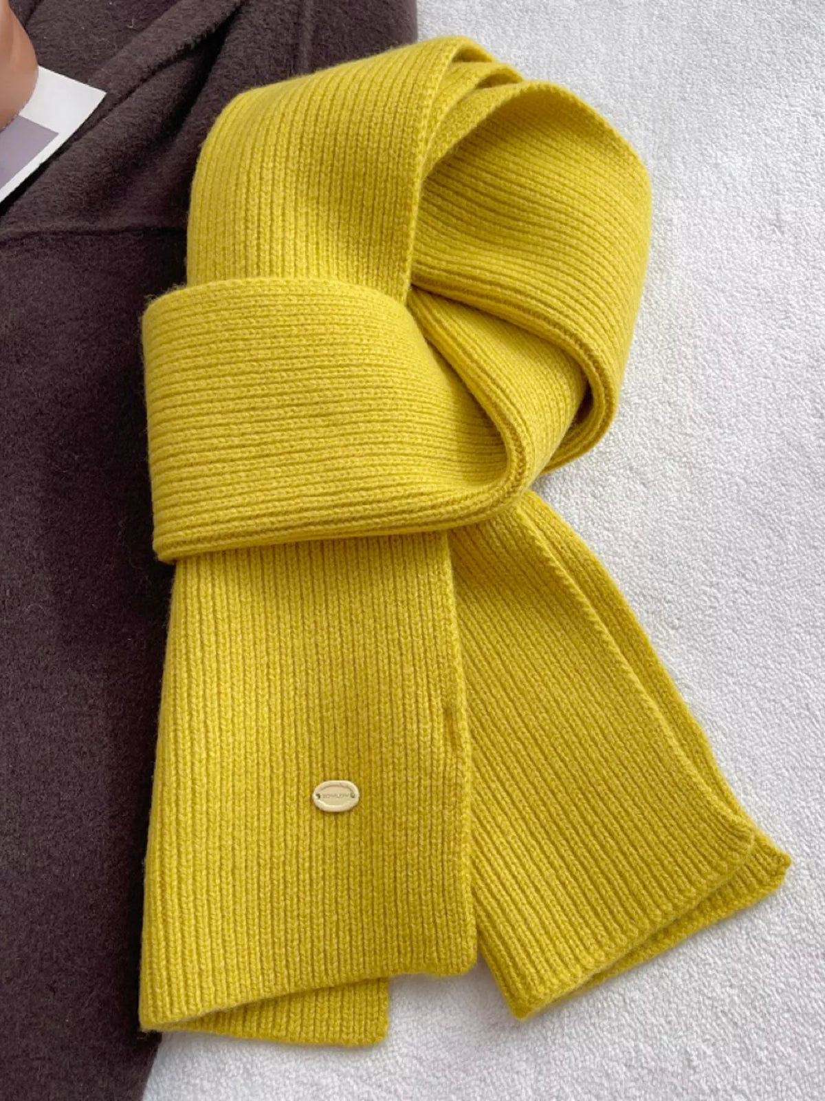 Pure Wool Soft Knit Scarf - Lilixa.store