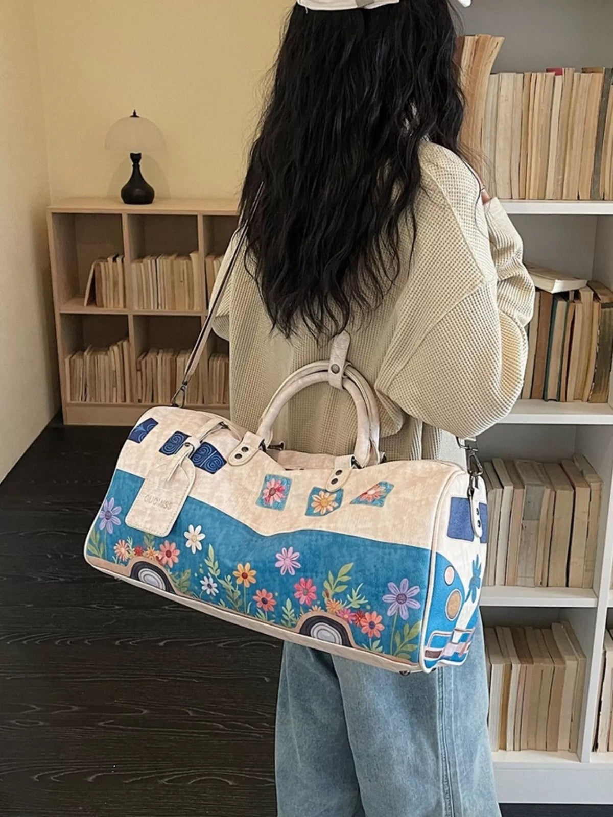 Floral Print Duffel Bag - Lilixa.store